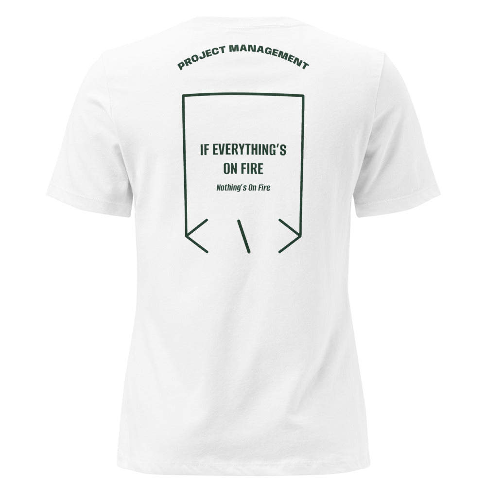 If Everything’s On Fire — White Forest Green back mockup