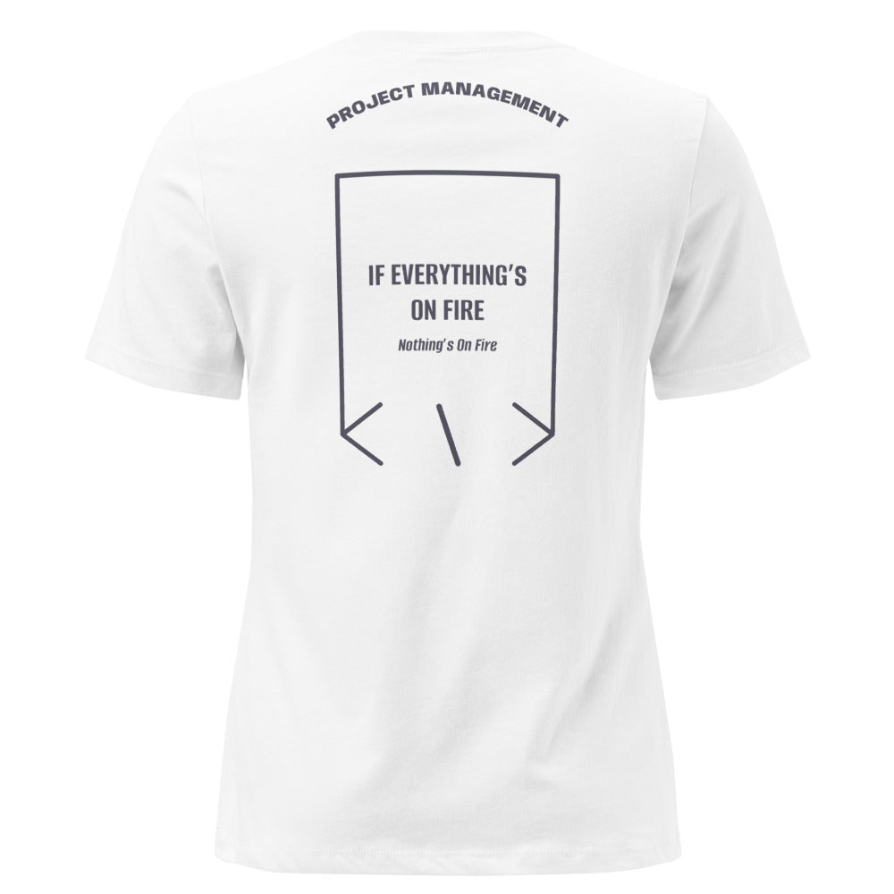 If Everything’s On Fire — White Heather Navy back mockup