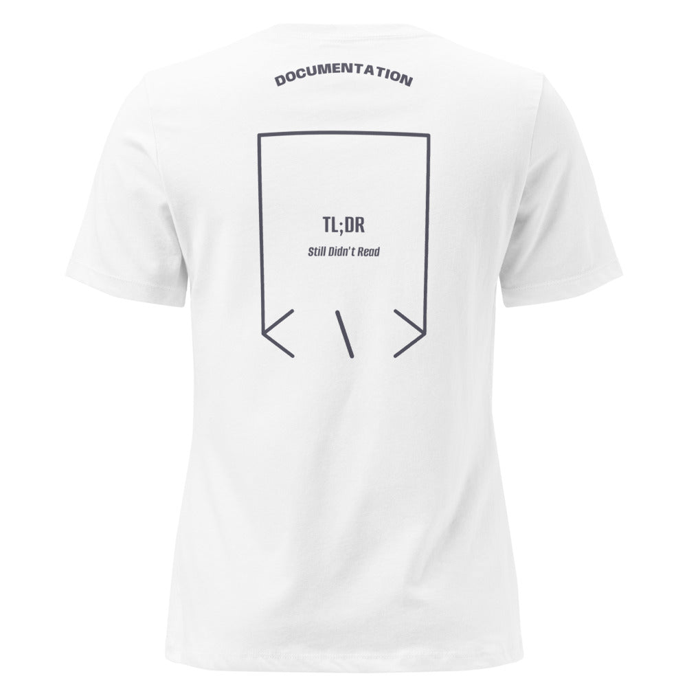TL;DR — White Heather Navy back mockup