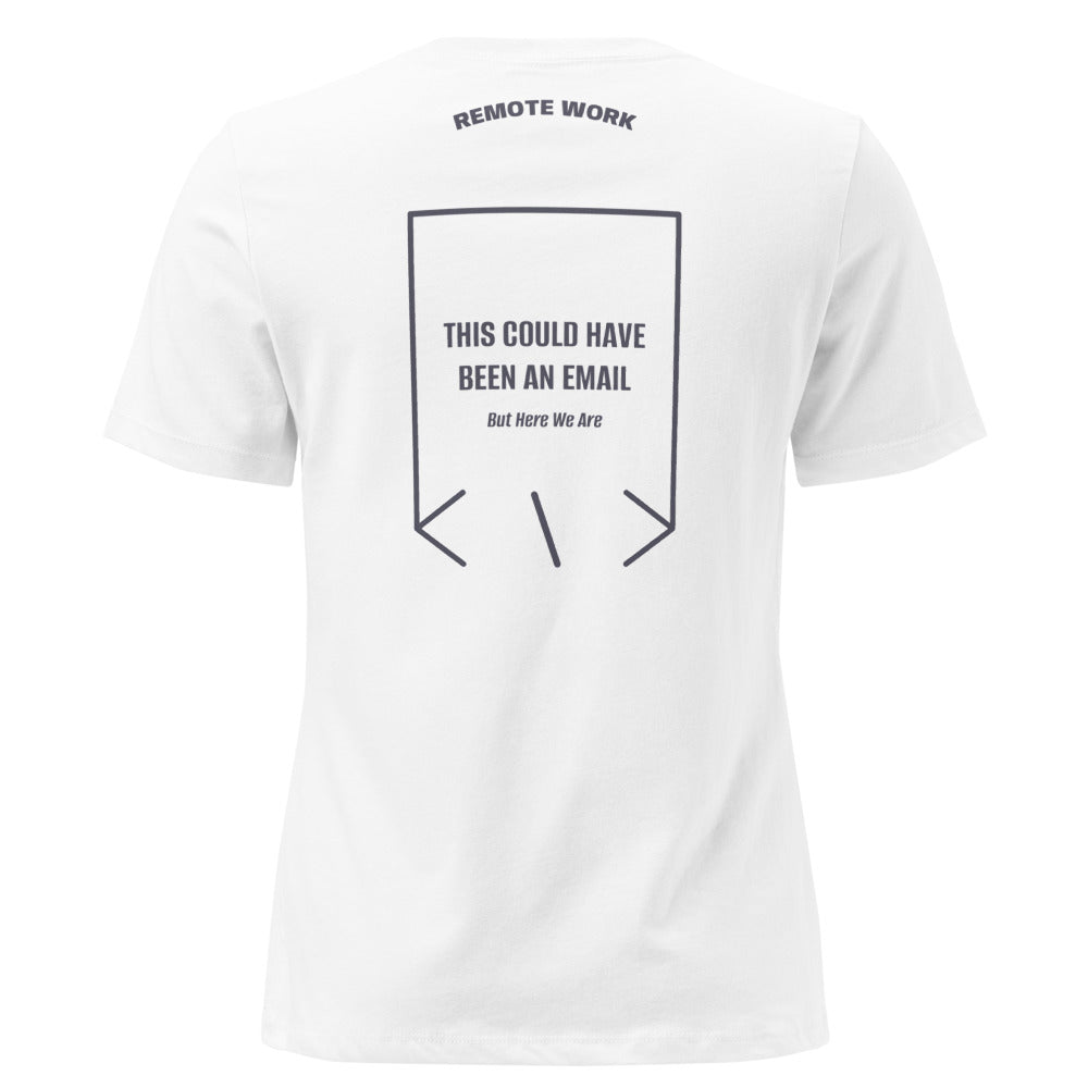 This Could Have Been An Email — White Heather Navy back mockup