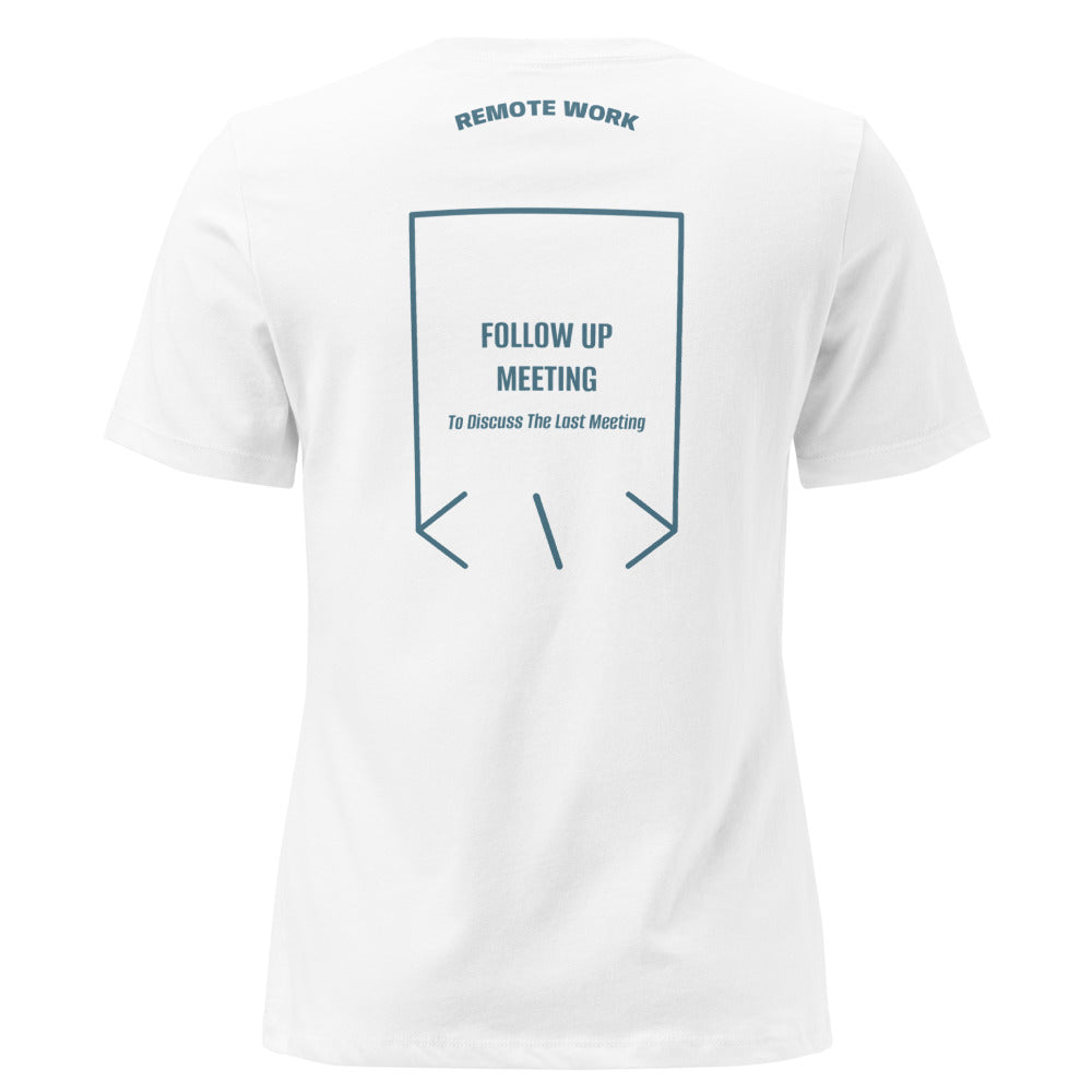 Follow Up Meeting — White Heather Deep Teal back mockup