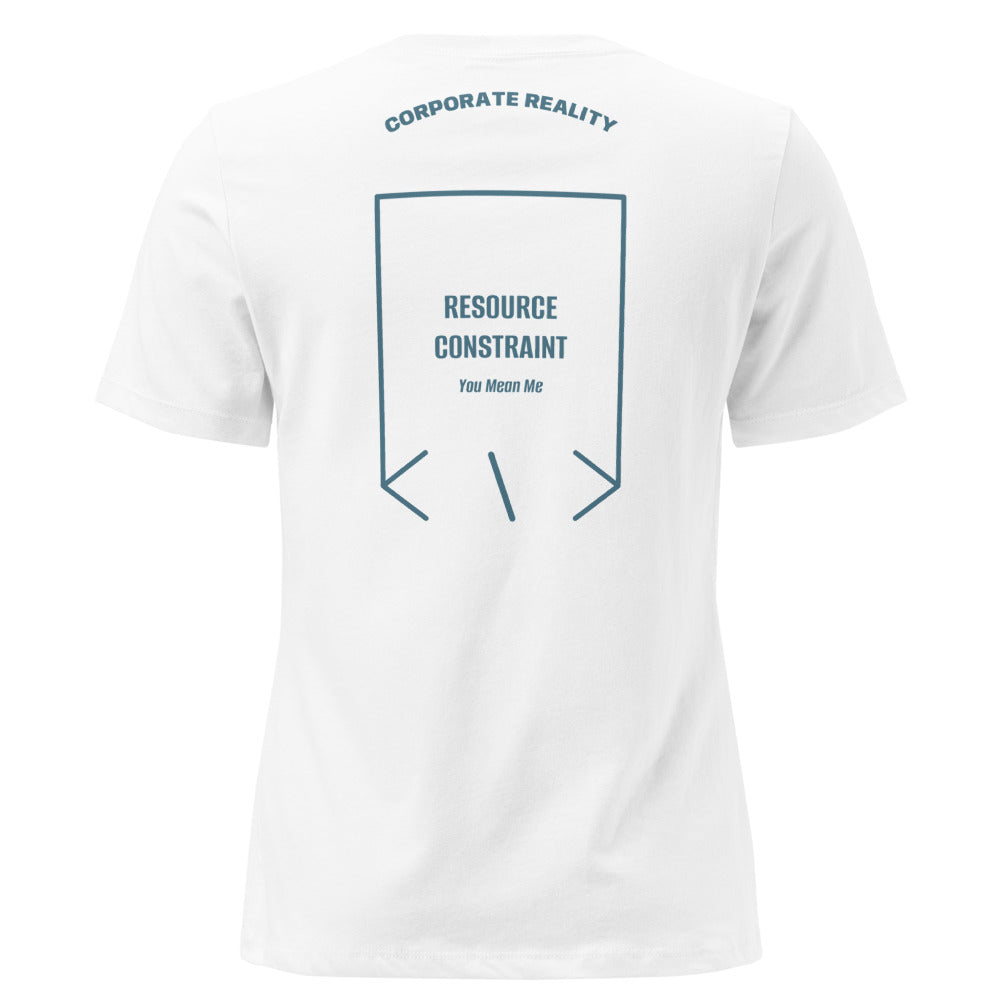 Resource Constraint — White Heather Deep Teal back mockup