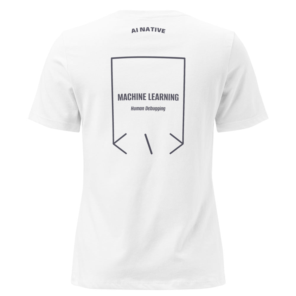 Machine Learning — White Heather Navy back mockup