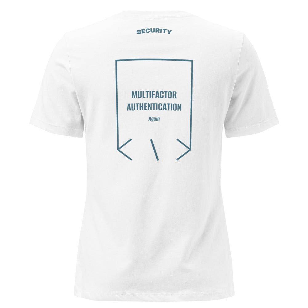 Multifactor Authentication — White Heather Deep Teal back mockup