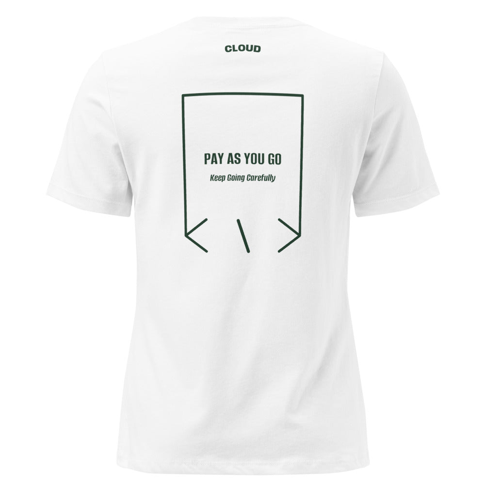 Pay As You Go — White Forest Green back mockup