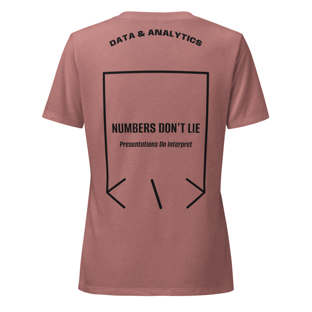 Numbers Don't Lie — Heather Mauve Solid Black Blend back mockup