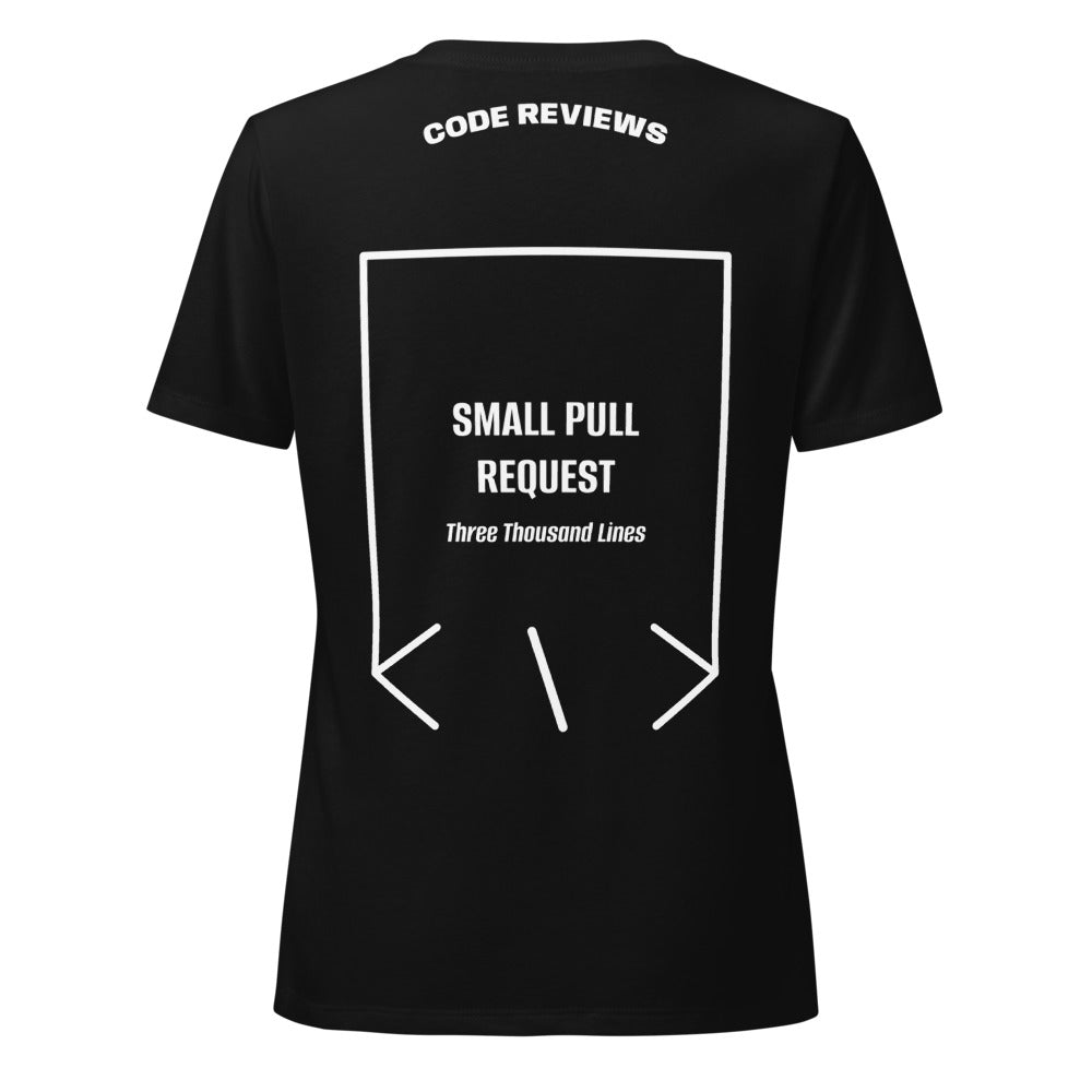 Small Pull Request — Solid Black Blend Solid White Blend back mockup