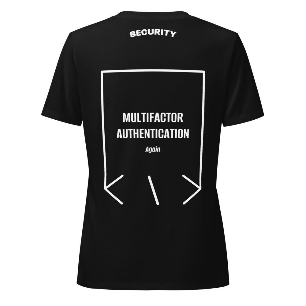 Multifactor Authentication — Solid Black Blend Solid White Blend back mockup