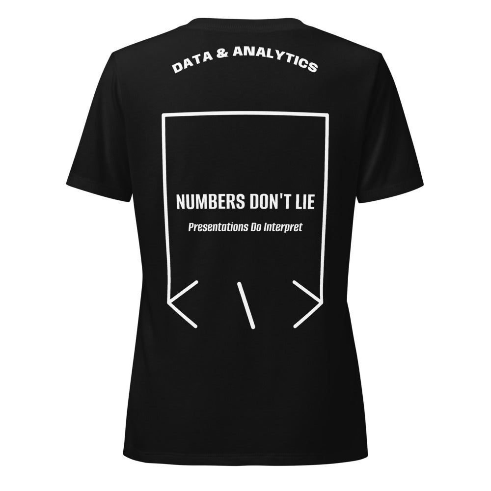 Numbers Don't Lie — Solid Black Blend Solid White Blend back mockup