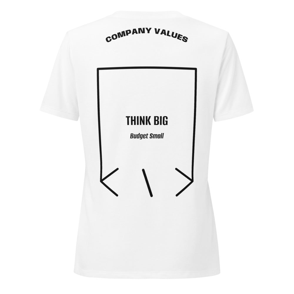 Think Big — Solid White Blend Solid Black Blend back mockup