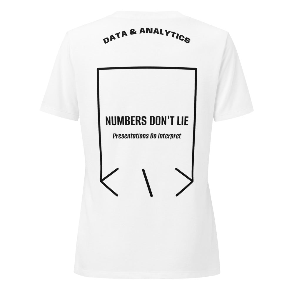 Numbers Don't Lie — Solid White Blend Solid Black Blend back mockup
