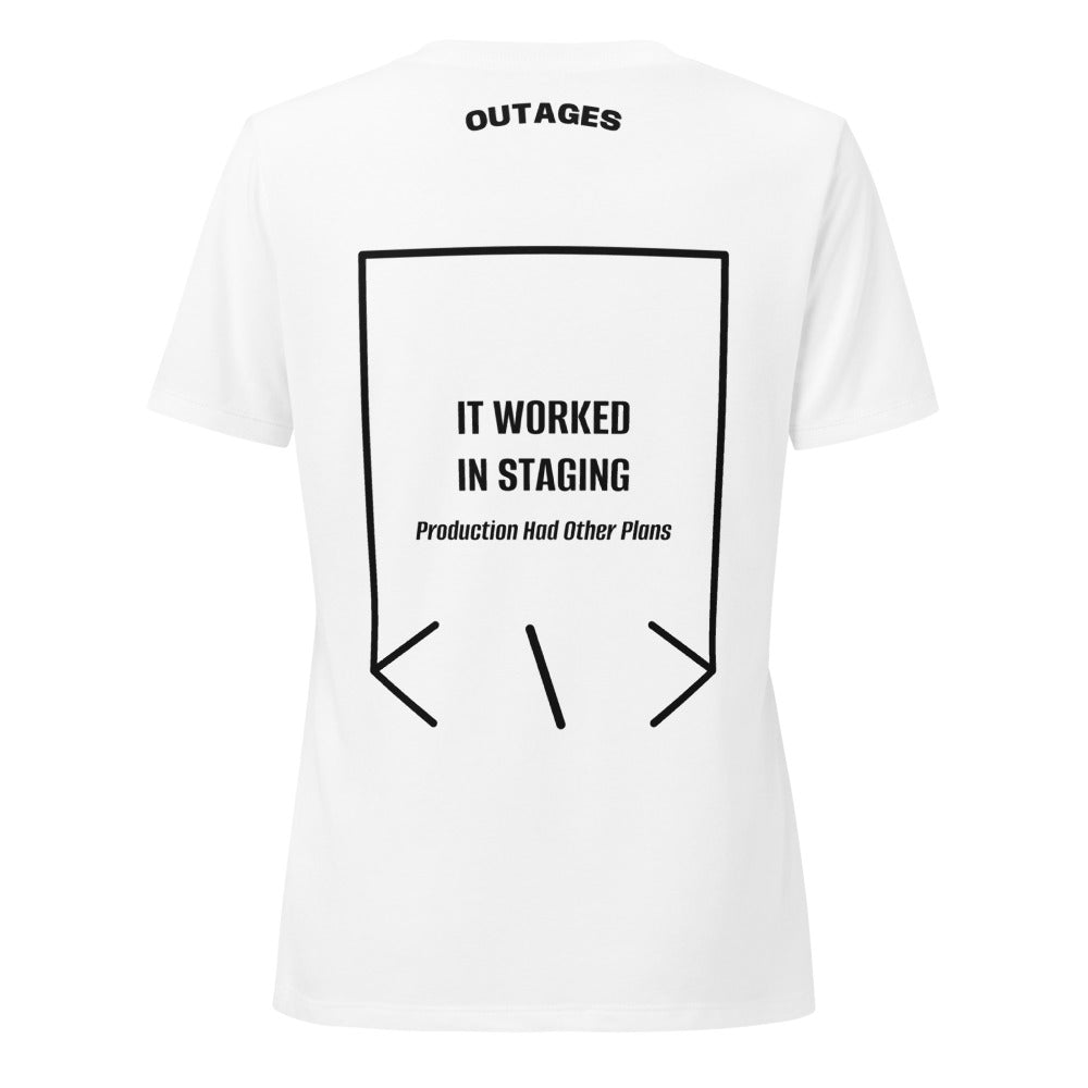 It Worked In Staging — Solid White Blend Solid Black Blend back mockup