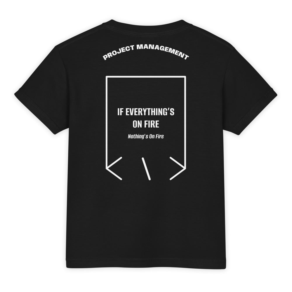 If Everything’s On Fire — Black White back mockup