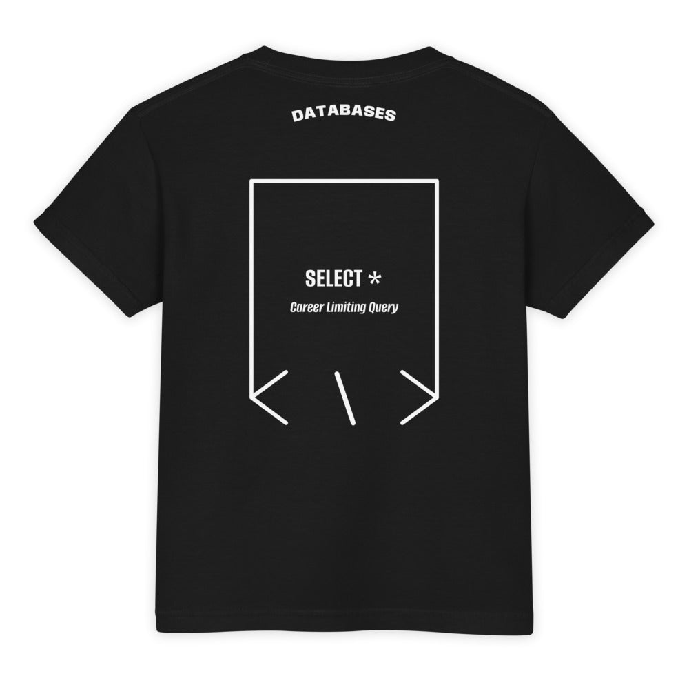SELECT * — Black White back mockup