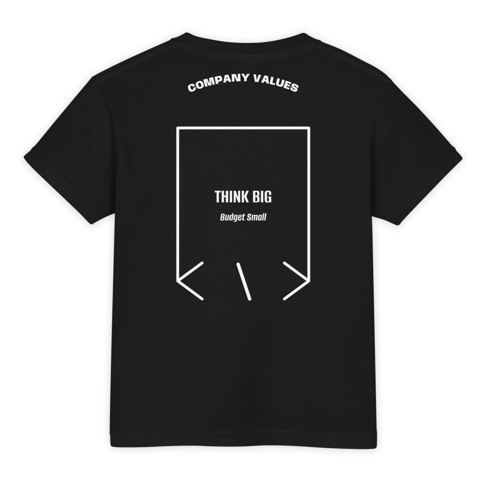 Think Big — Black White back mockup