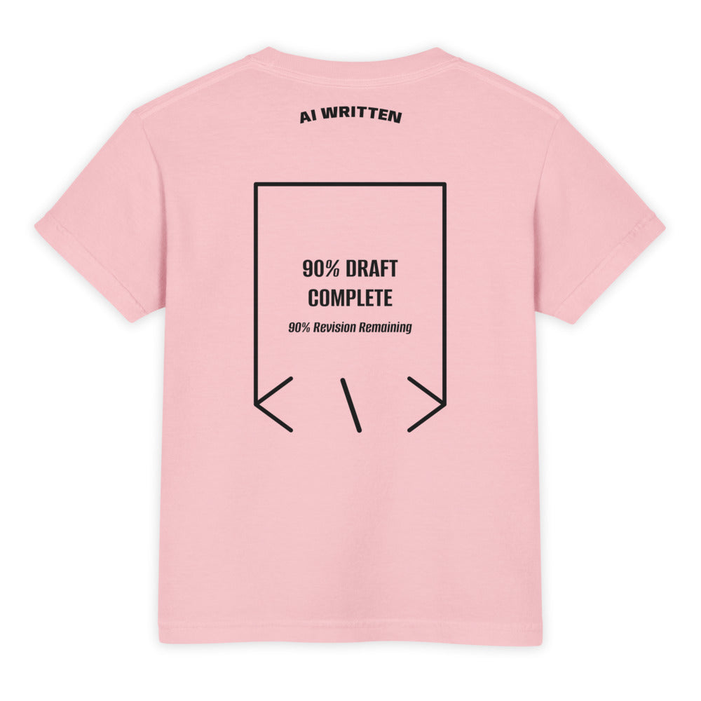 90% Draft Complete — Blossom Black back mockup