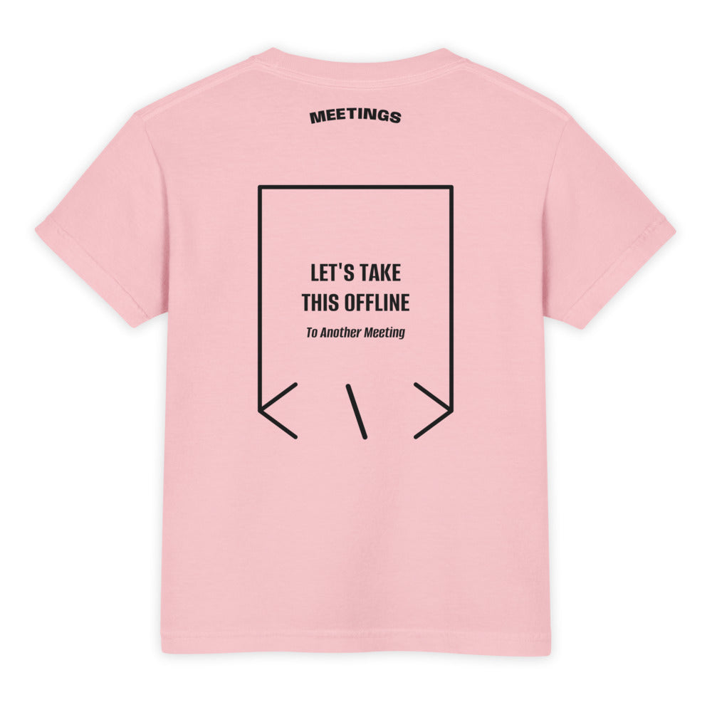 Let's Take This Offline — Blossom Black back mockup