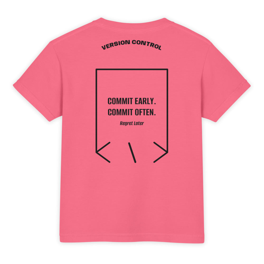 Commit Early. Commit Often. — Crunchberry Black back mockup