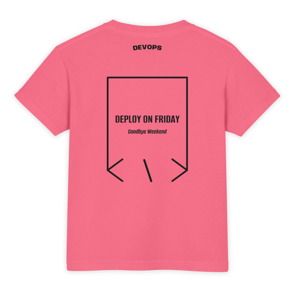 Deploy On Friday — Crunchberry Black back mockup