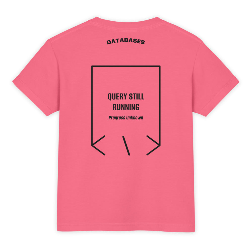 Query Still Running — secondary back mockup