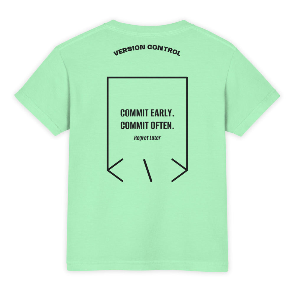 Commit Early. Commit Often. — Island Reef Black back mockup