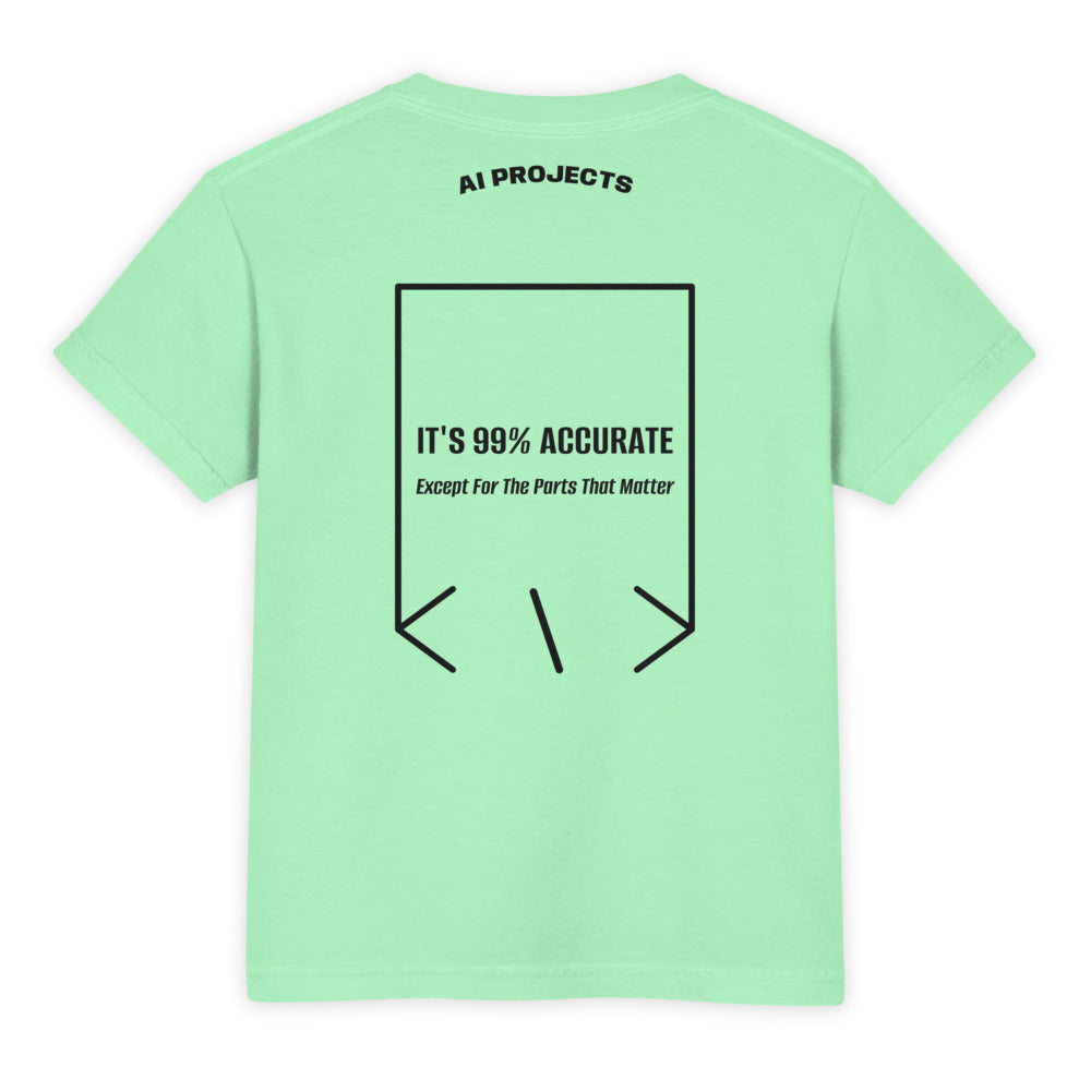It's 99% Accurate — Island Reef Black back mockup