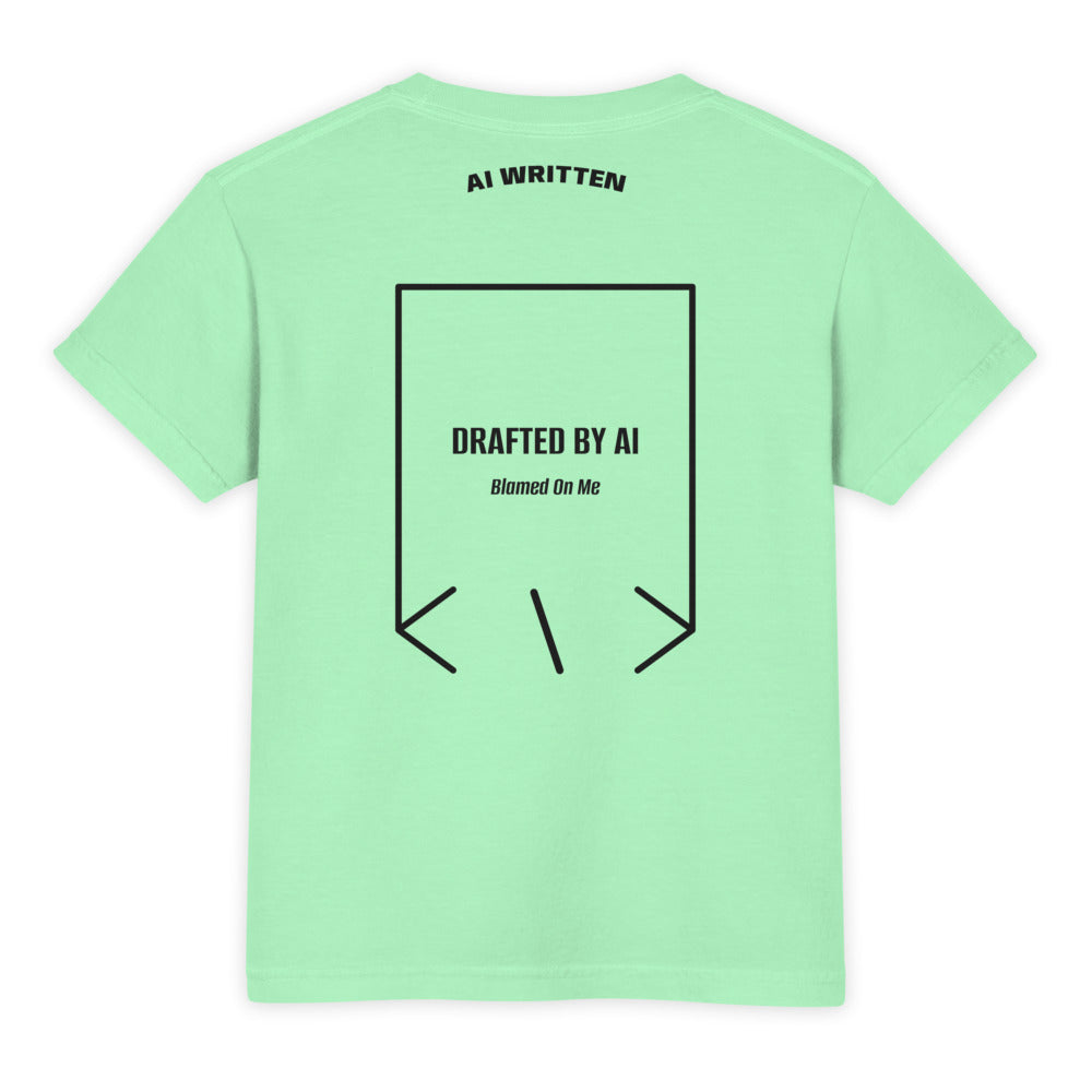 Drafted By AI — Island Reef Black back mockup