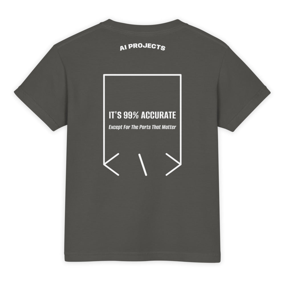 It's 99% Accurate — Pepper White back mockup