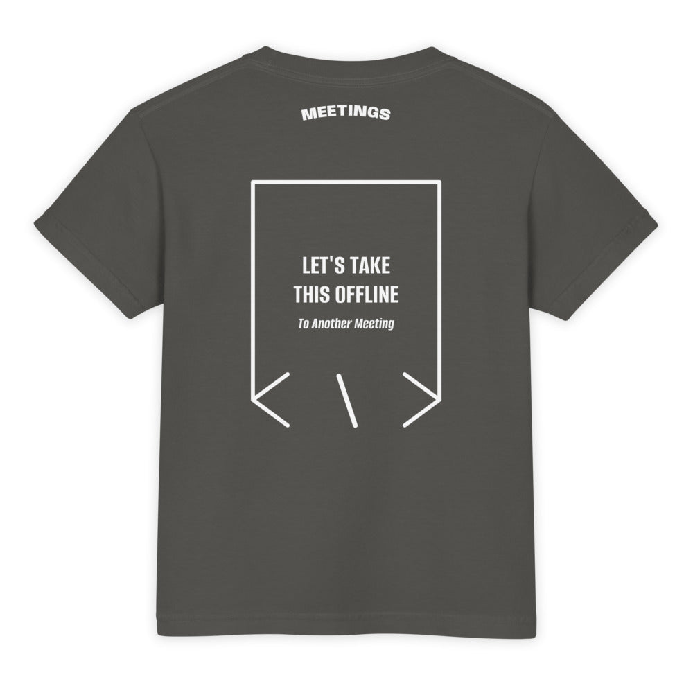 Let's Take This Offline — Pepper White back mockup