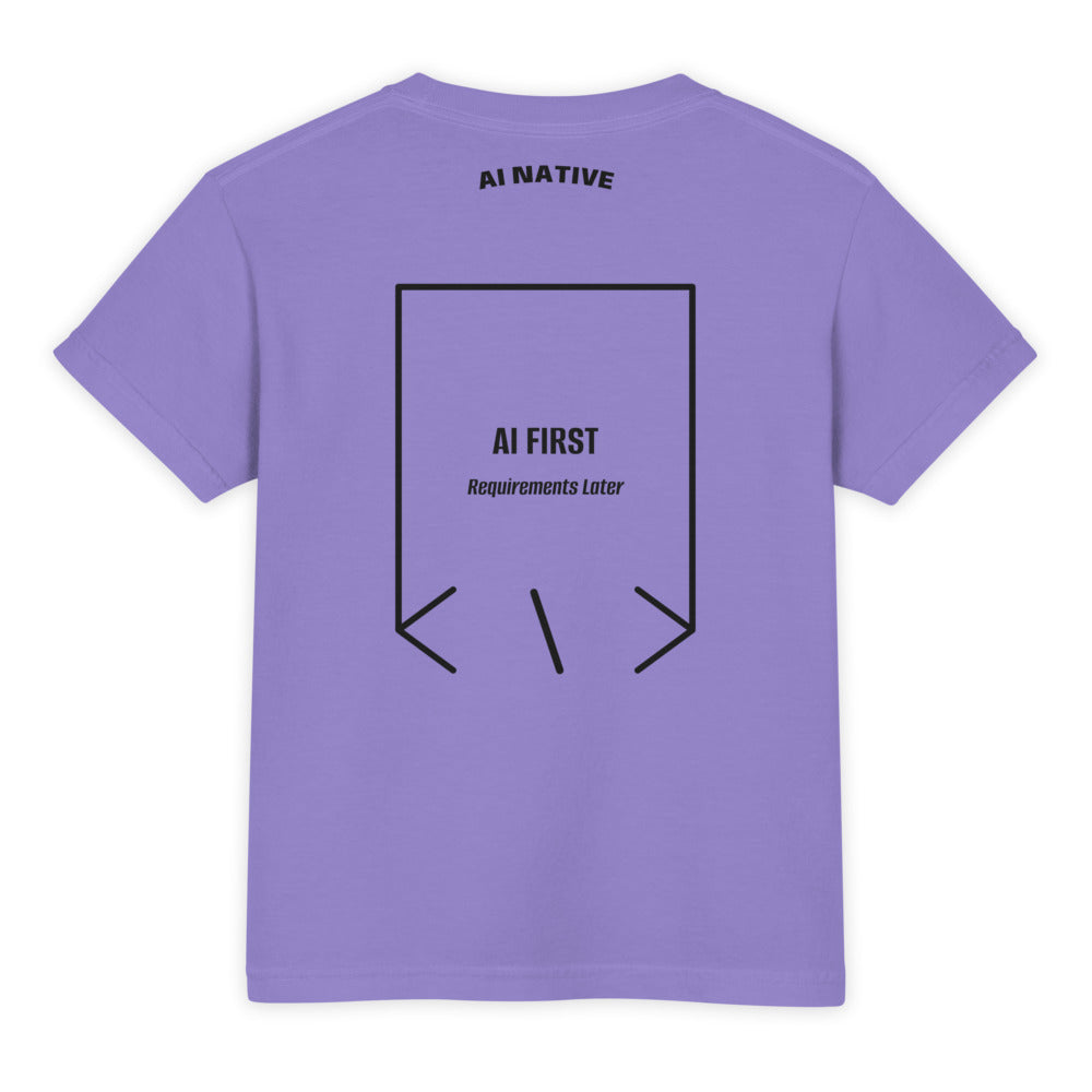 AI First — Violet Black back mockup