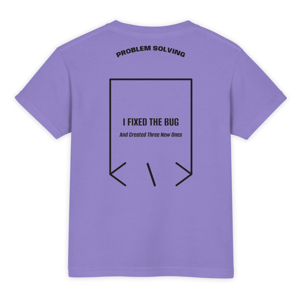 I Fixed The Bug — Violet Black back mockup