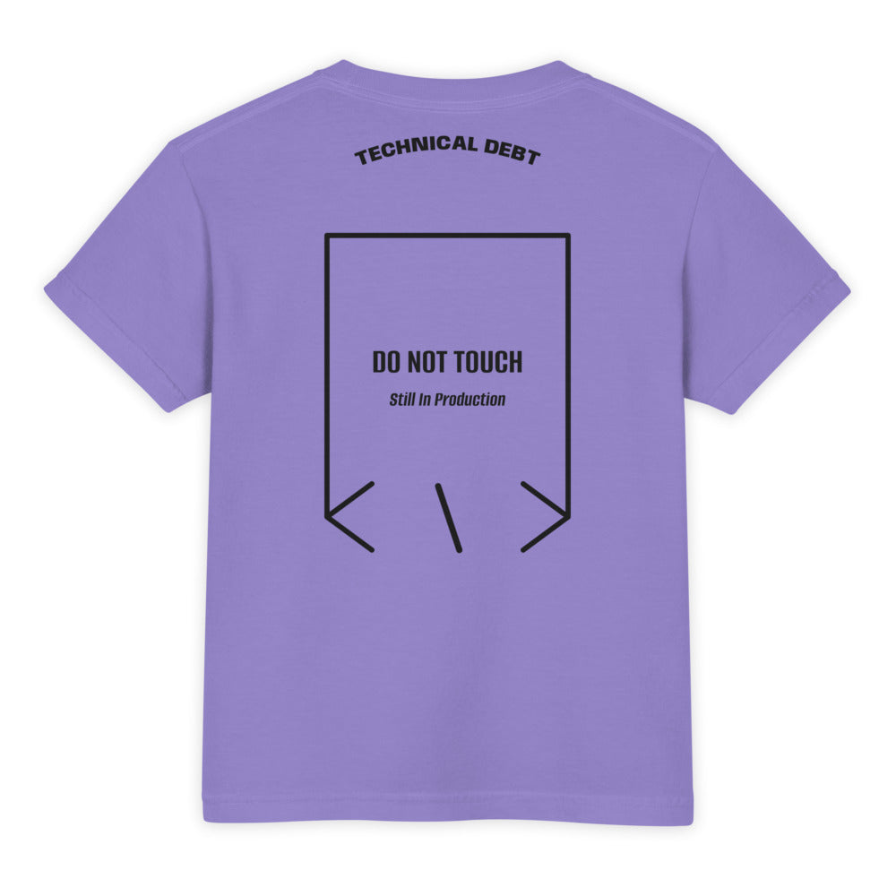 Do Not Touch — Violet Black back mockup