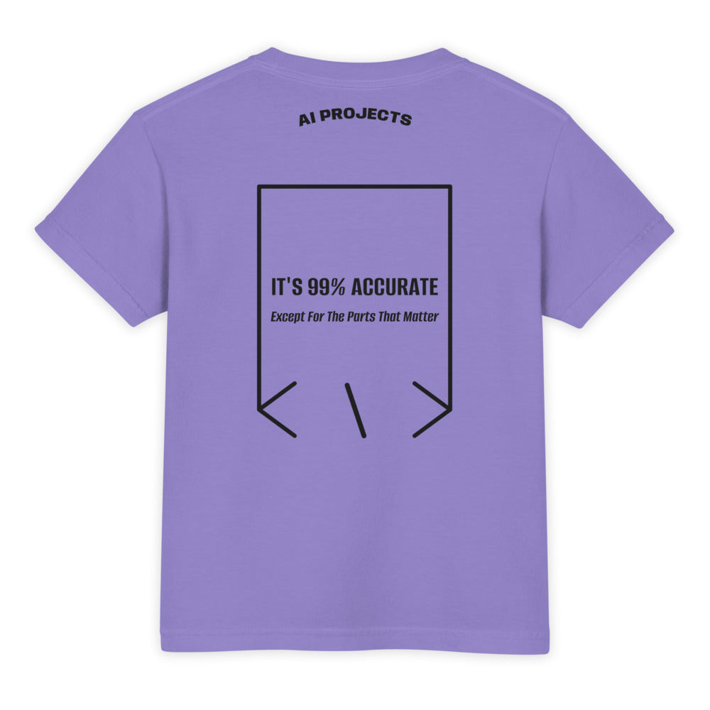 It's 99% Accurate — Violet Black back mockup