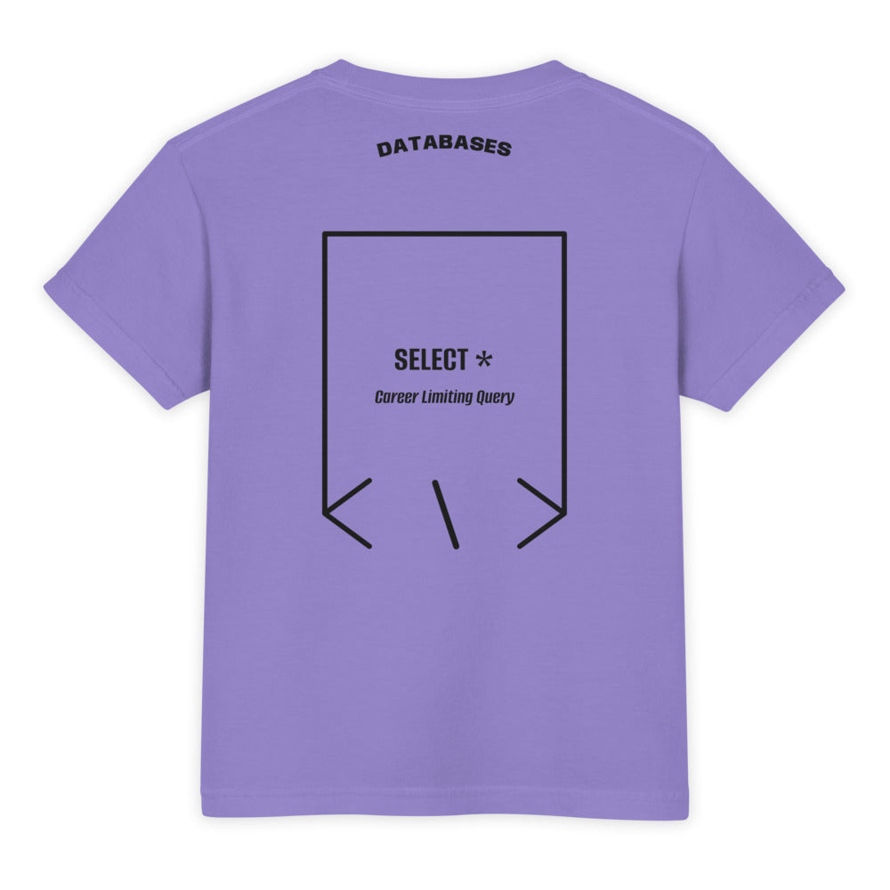 SELECT * — Violet Black back mockup