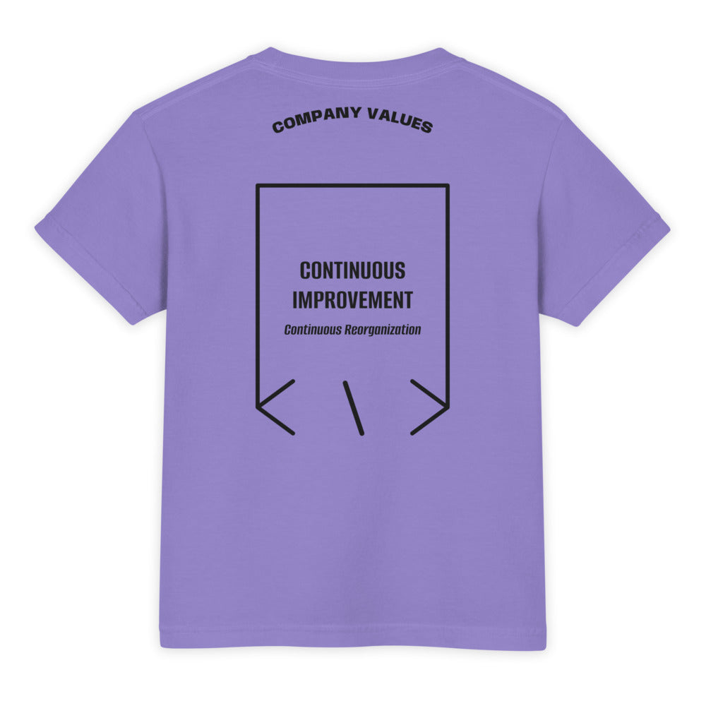 Continuous Improvement — Violet Black back mockup