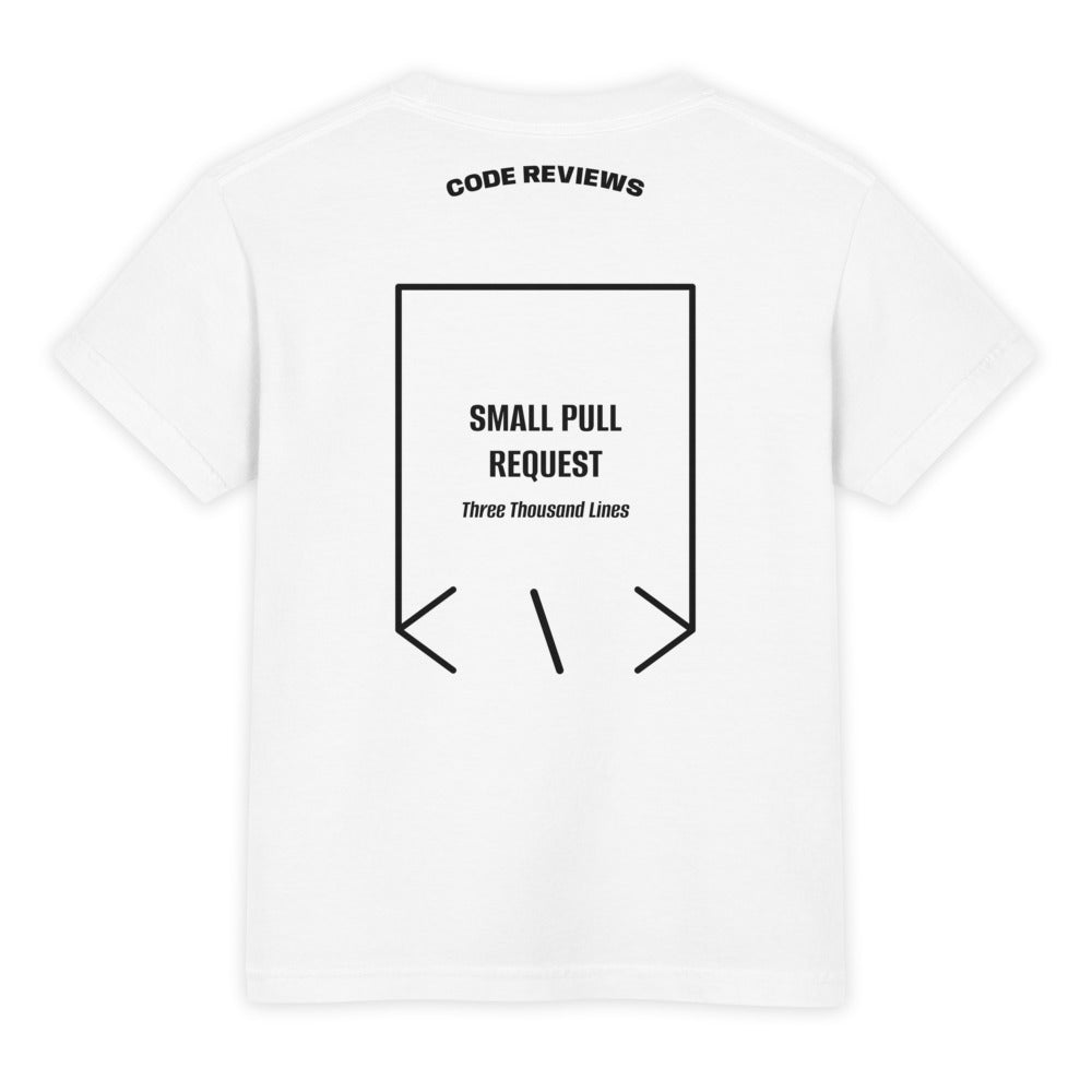 Small Pull Request — White Black back mockup