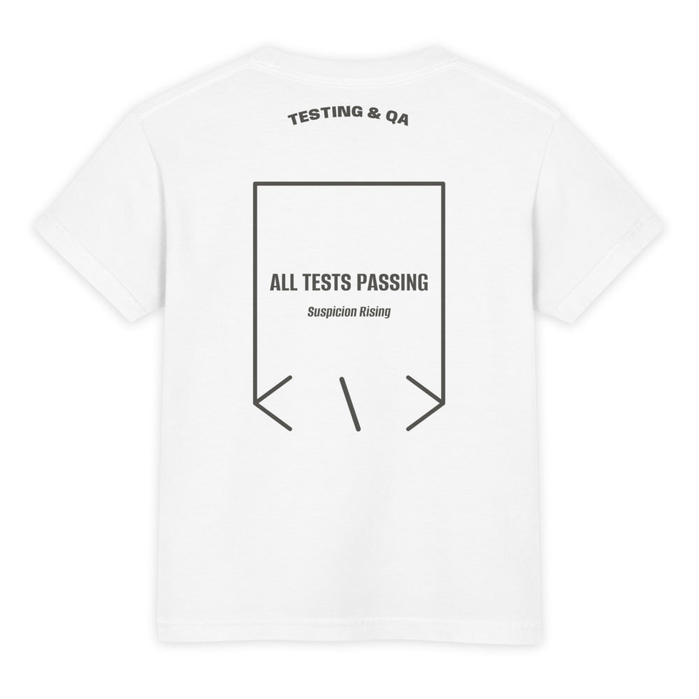 All Tests Passing — White Pepper back mockup