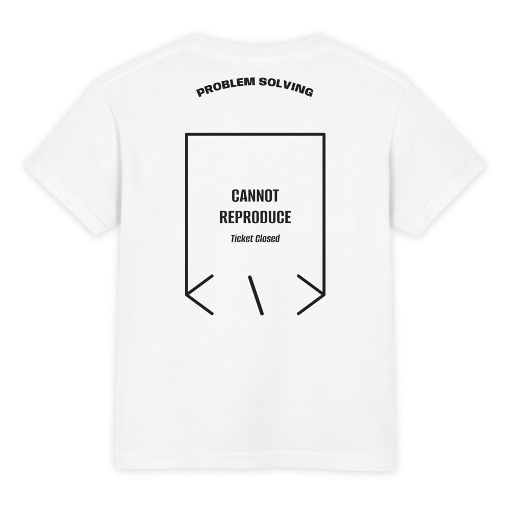 Cannot Reproduce — White Black back mockup