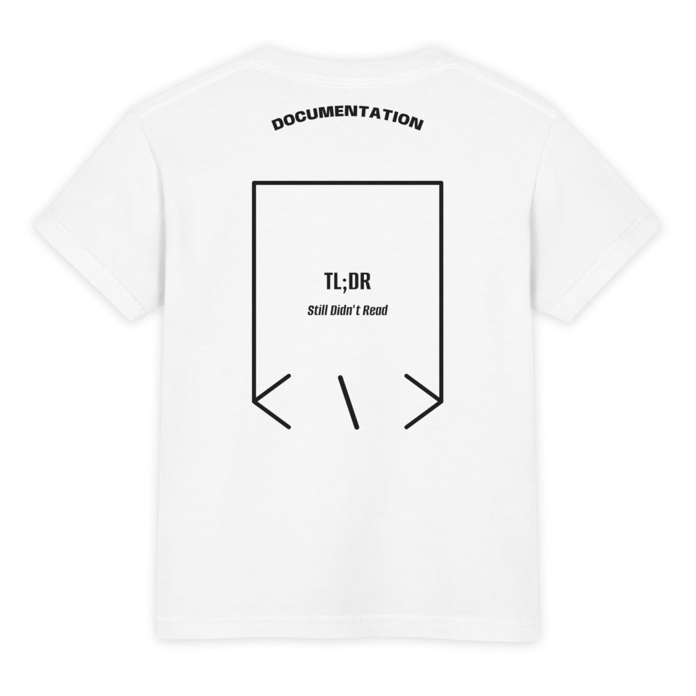 TL;DR — White Black back mockup