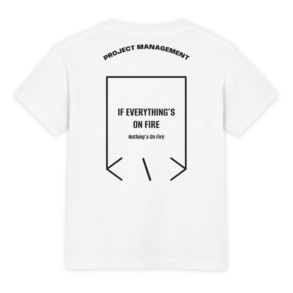 If Everything’s On Fire — White Black back mockup