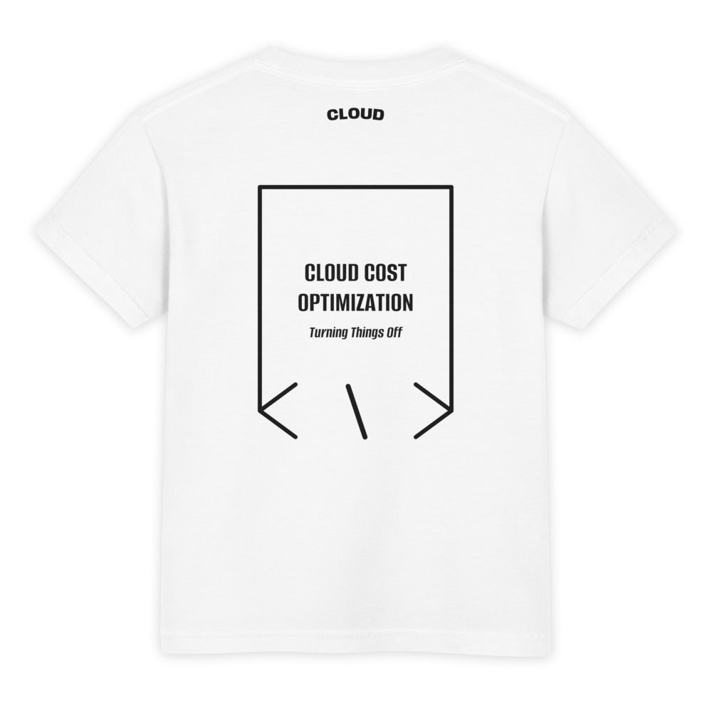 Cloud Cost Optimization — White Black back mockup