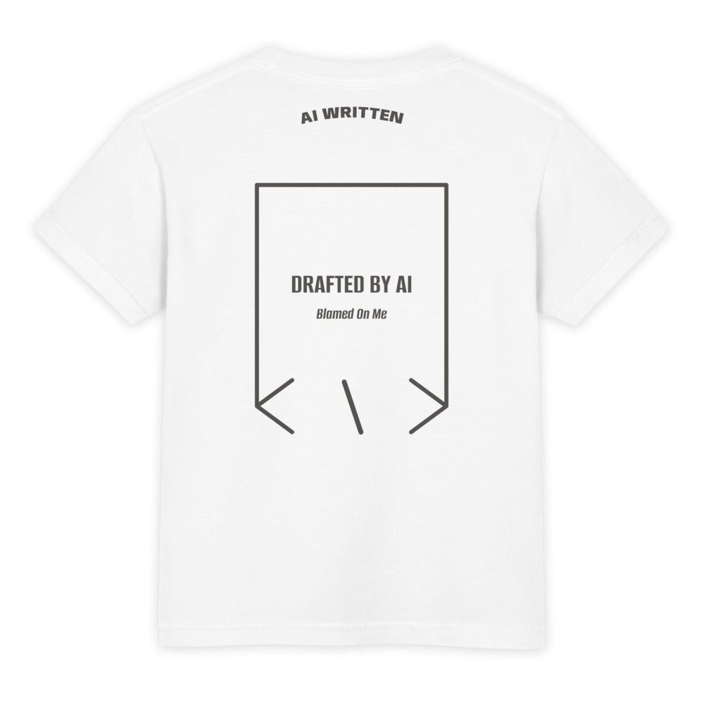 Drafted By AI — White Pepper back mockup