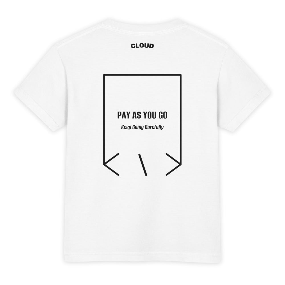 Pay As You Go — White Black back mockup