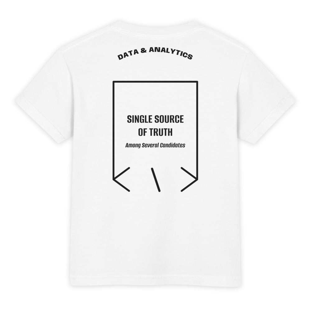 Single Source Of Truth — White Black back mockup
