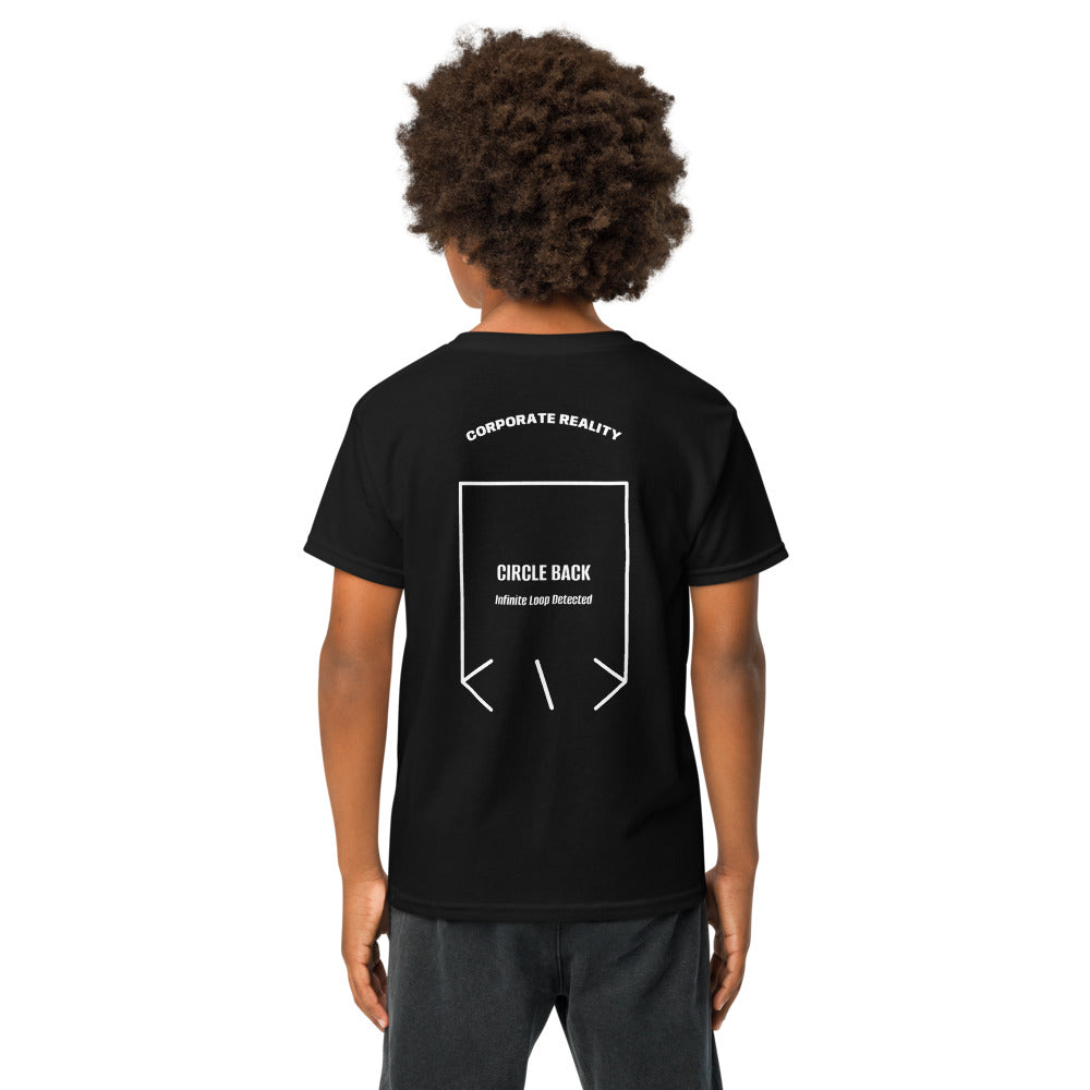 Circle Back — Black White back mockup